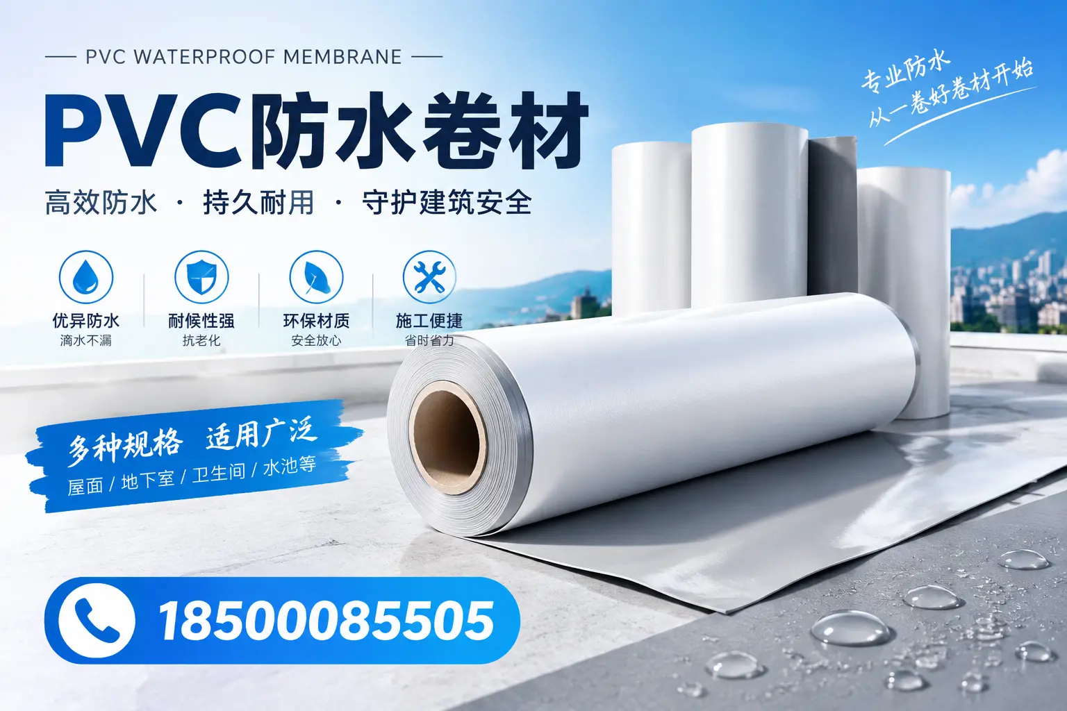 如何选择适合的PVC防水卷材？专家为您解答商丘的需求